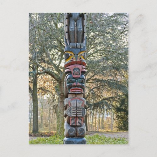 Totem Pole Postcard