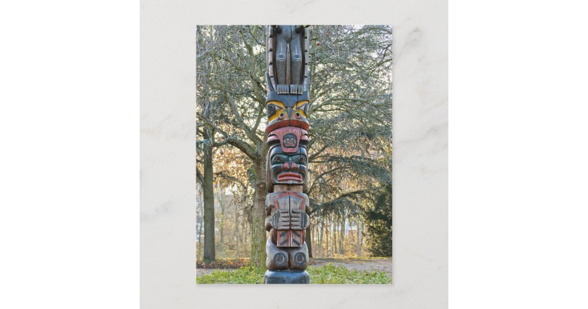 Totem Pole Postcard | Zazzle