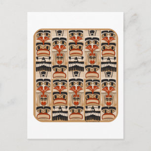 Totem Pole Postcard