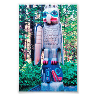 Totem pole print