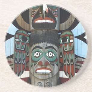 Totem Pole Sandstone Coaster
