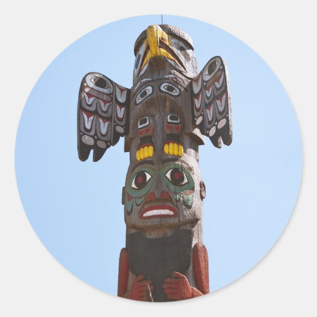 Totem Pole Sticker (Front)