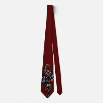 Totem Pole Ties First Nations Art Tie Necktie by artist_kim_hunter at Zazzle