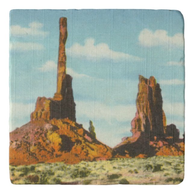 Totem Pole Trivet (Front)