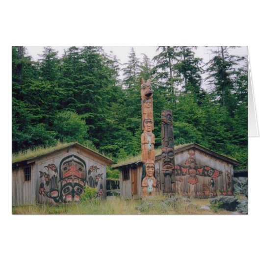 Totem Poles- Alaska Cards (Front Horizontal)