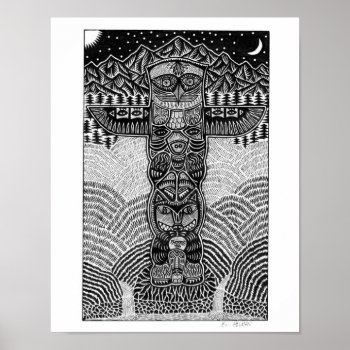 Totem Poster by elihelman at Zazzle