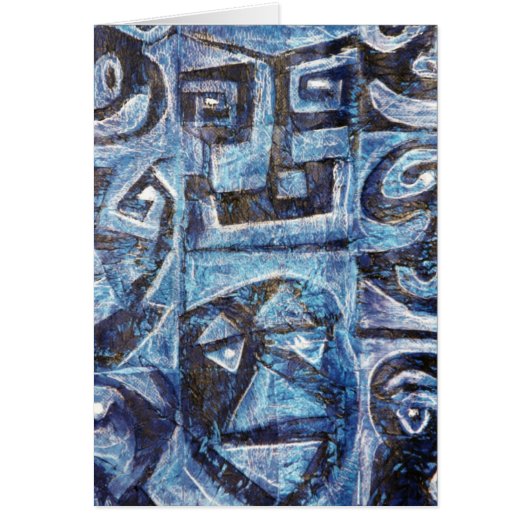 Totem style faces cards (Front)