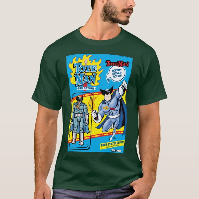 ToteMan Action Figure T-Shirt (Front)