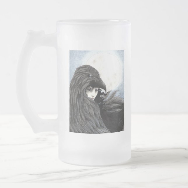 Totemic Hecate drinkware Frosted Glass Beer Mug (Left)