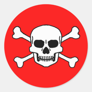 Totenkopf Classic Round Sticker