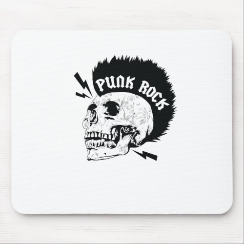 Totenkopf Punk Rock Mouse Pad