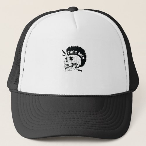 Totenkopf Punk Rock Trucker Hat