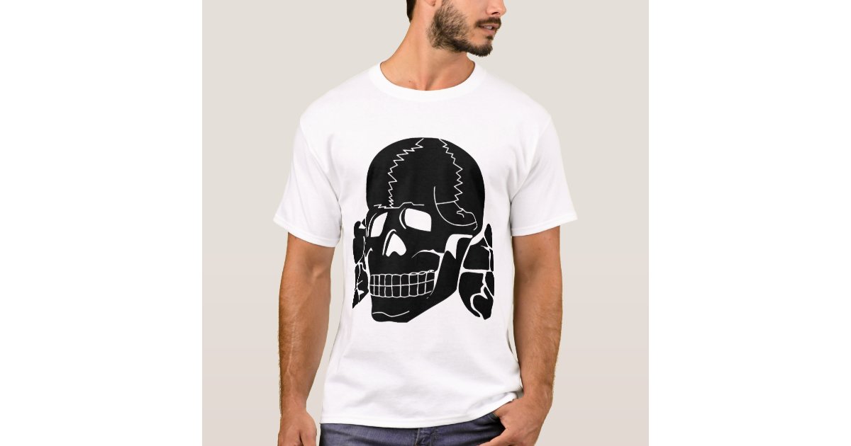 style3 Neon Skull T-Shirt Damen Totenkopf Disco neon Festival