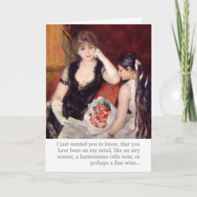 "Totes Adorbs" Crush Greeting Card (Front)