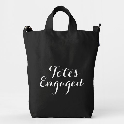 Totes Engaged Big Bag Duck Canvas Bag | Zazzle