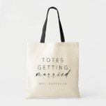 Totes Getting Married Tote Bag | Modern Script at Zazzle