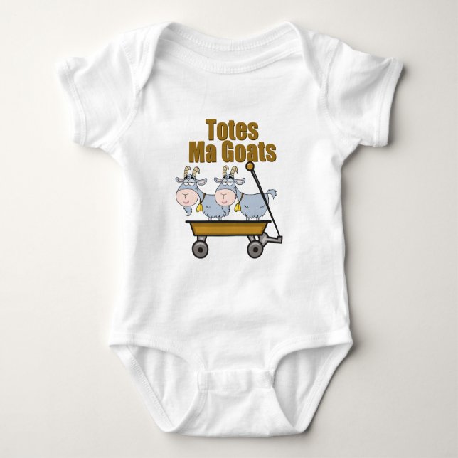 Totes Ma Goats Baby Bodysuit (Front)