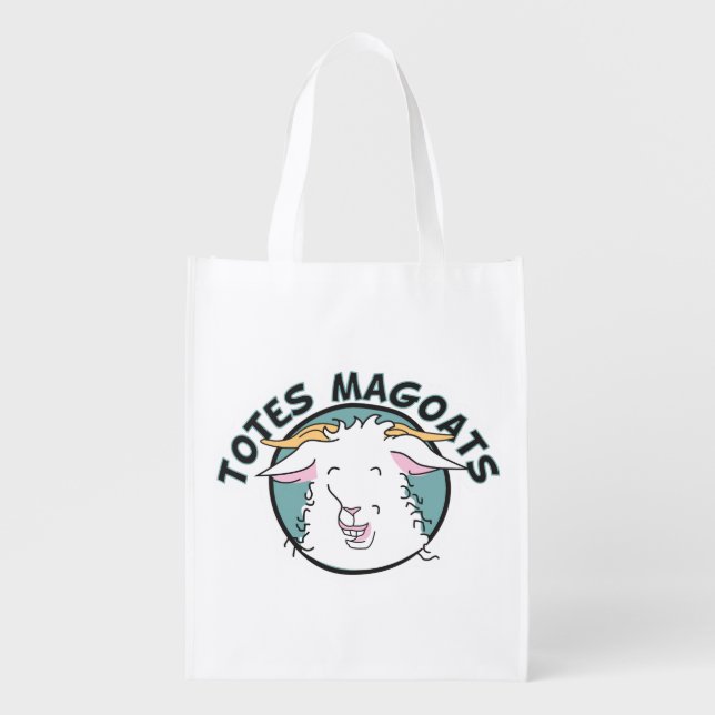 Totes Ma Goats Grocery bag (Front)