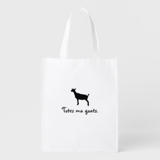 Totes ma goats Reusable bag