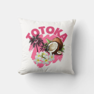 TOTOKA - Beautiful in Fijian Throw Pillow