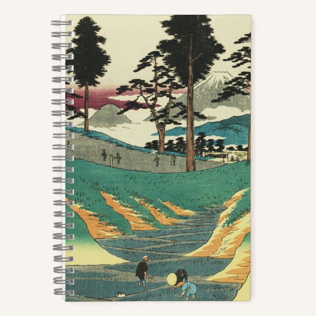Totsuka, Japan: Vintage Japanese Woodblock Art Notebook (Front)