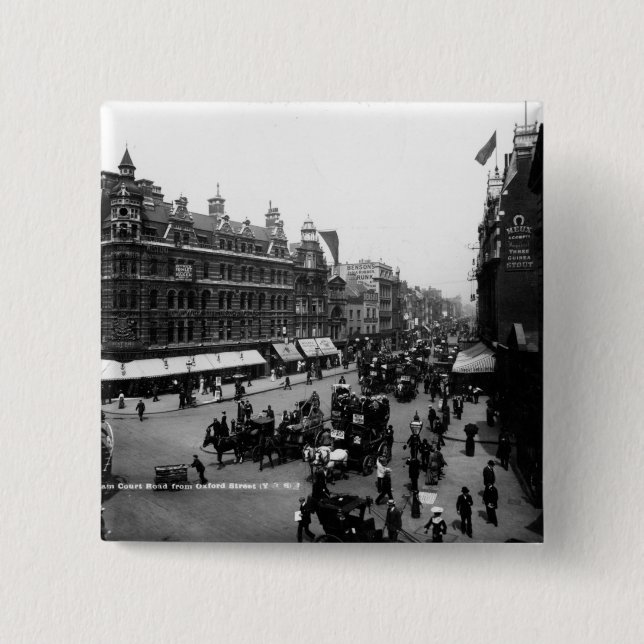 Tottenham Court Road from Oxford Street, Button (Front)