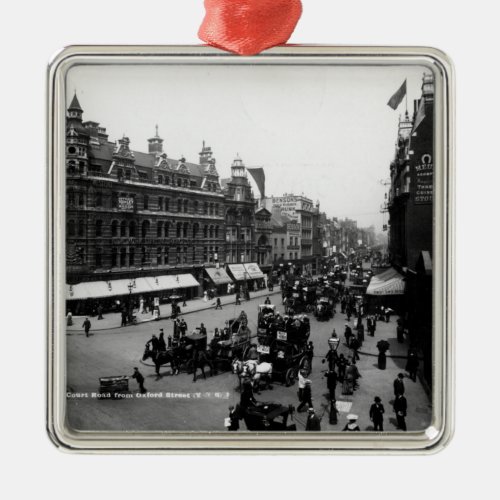 Tottenham Court Road from Oxford Street Metal Ornament