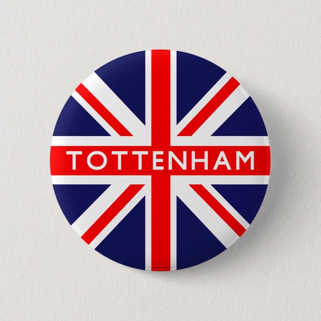 Tottenham UK Flag Button (Front)