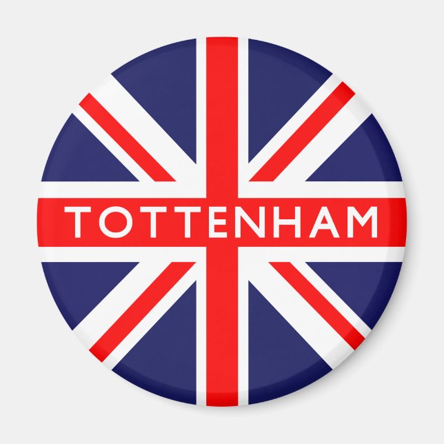 Tottenham UK Flag Magnet (Front)