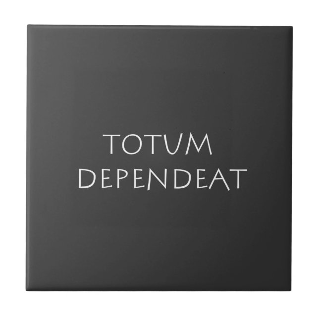 Totum dependeat ceramic tile (Front)