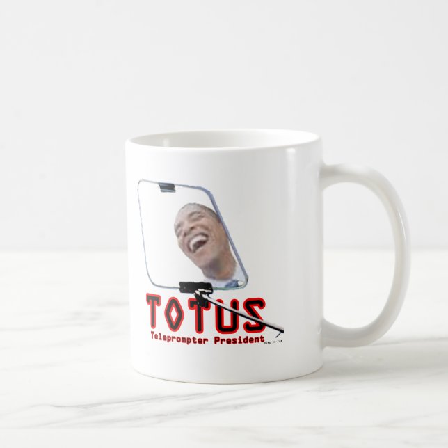 TOTUS - Obama - The Teleprompter President Coffee Mug (Right)