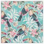 TOUCADISE TOU Lush Tropical Toucans Fabric