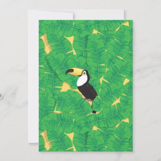 Toucan and banana leaves (Front)