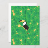 Toucan and banana leaves (Front/Back)