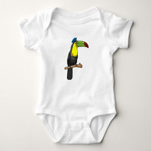 Toucan as Police officer Police Baby Bodysuit