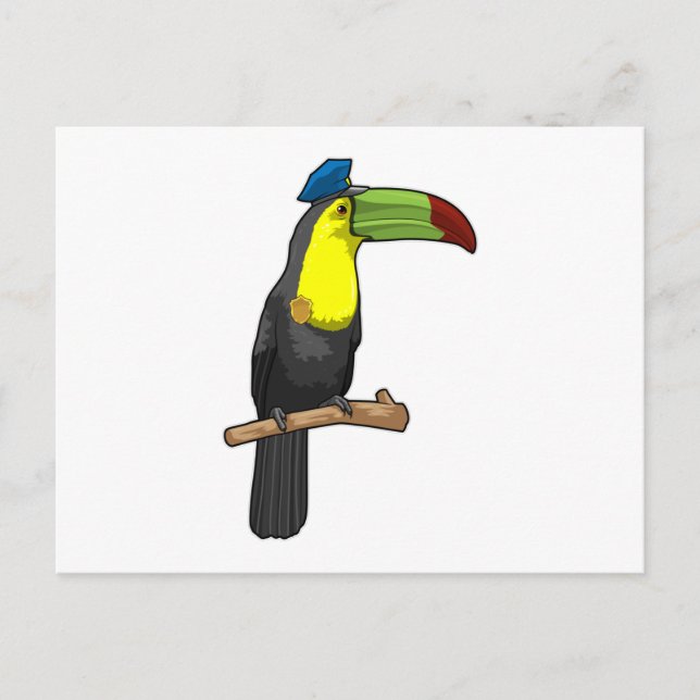 Toucan as Police officer Police Postcard (Front)