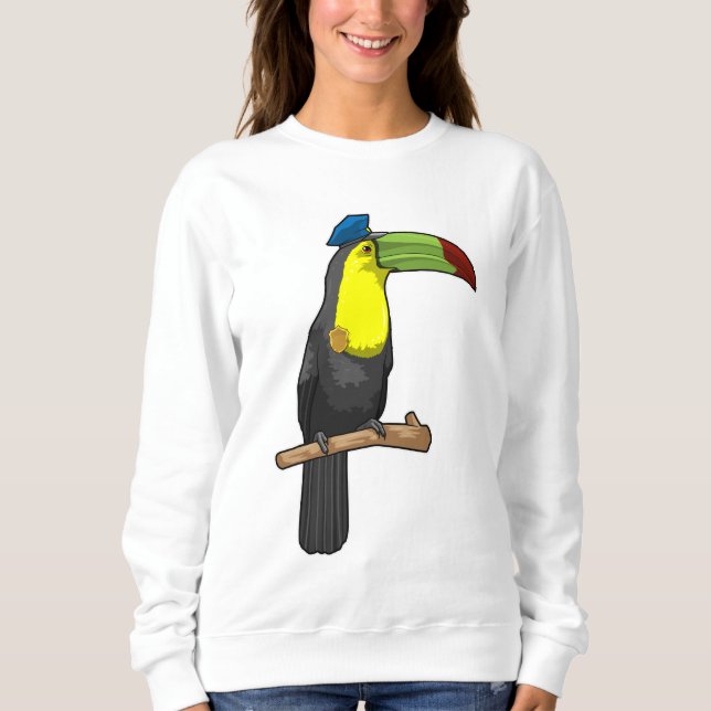 Toucan as Police officer Police Sweatshirt (Front)