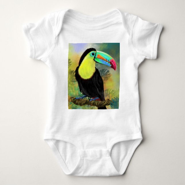Toucan Baby Bodysuit (Front)