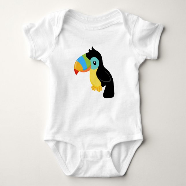 Toucan Baby Jersey Bodysuit (Front)