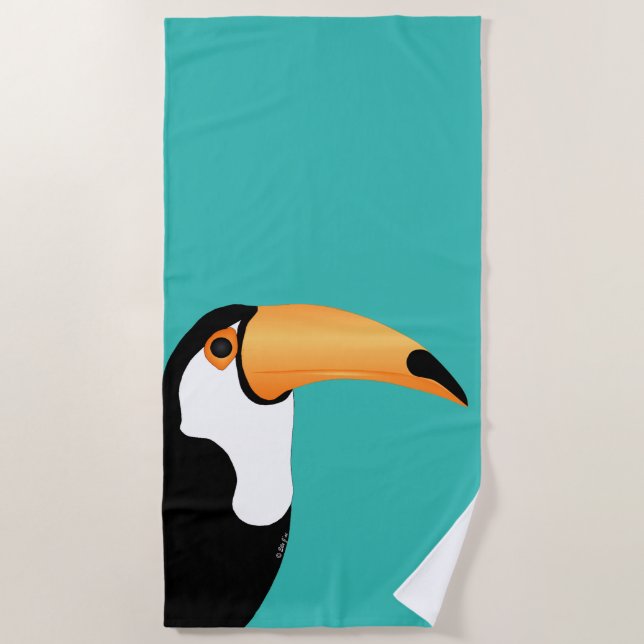 Toucan Beach Towel (Front)