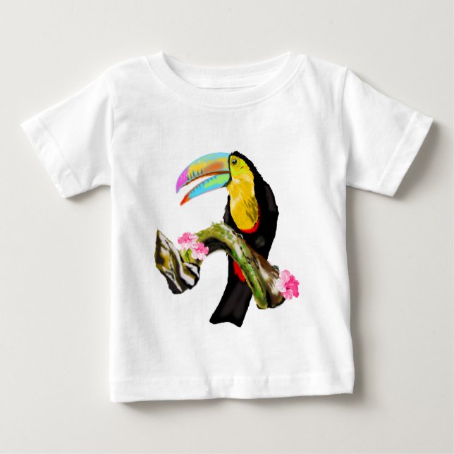 Toucan Bird Baby T-Shirt (Front)