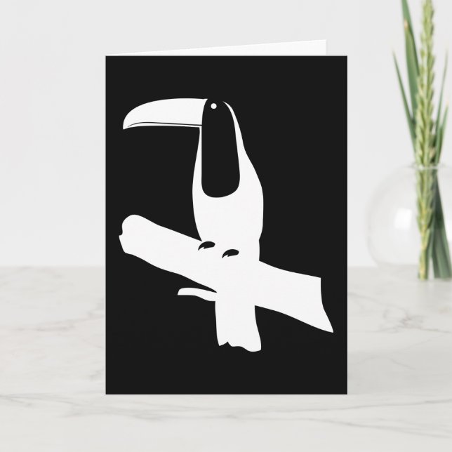 Toucan Bird Cute Exotic Animal Birds Friends Gift Card (Front)