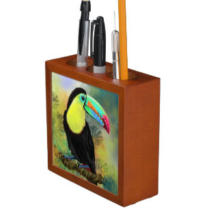 Toucan Bird Desk Organizer