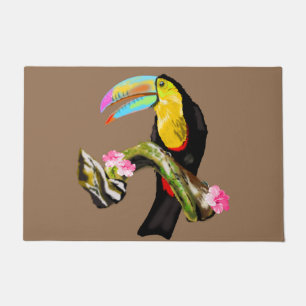 Toucan Bird Doormat - Your Colors