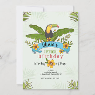Toucan Bird Invitation