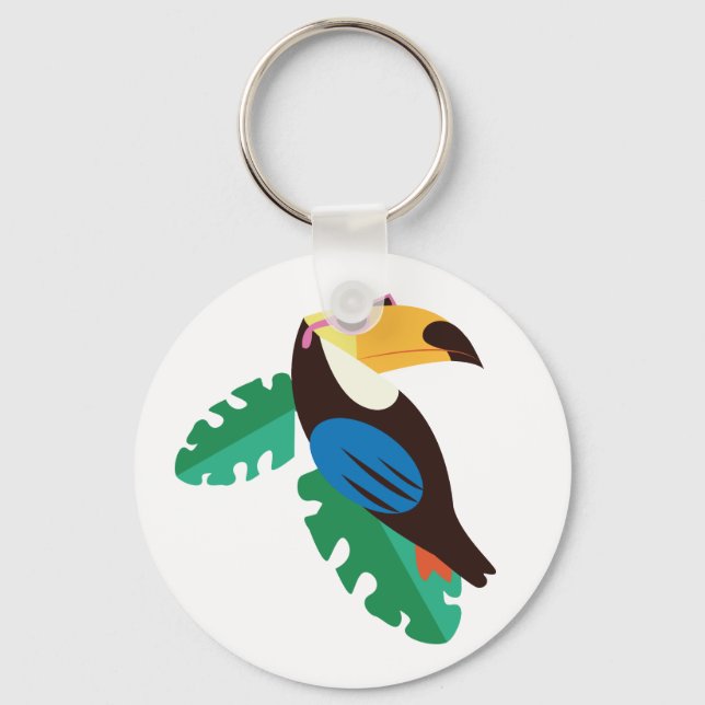 Toucan Bird Keychain (Front)