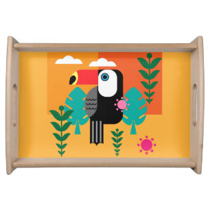 Toucan Bird Lovers Serving Tray
