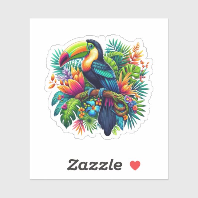 Toucan Bird Sticker (Sheet)