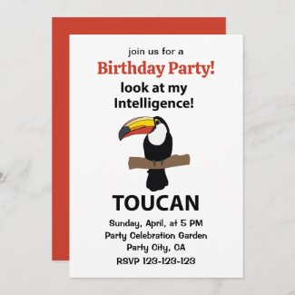 Toucan Bird Tropical Funny Birthday