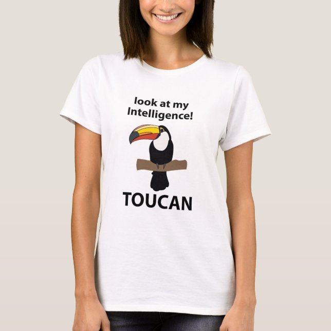 Toucan Bird Tropical Funny T-Shirt (Front)